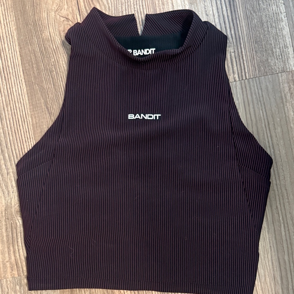Bandit Striped Cadence™ Vaso Race Crop - Black / Fig S